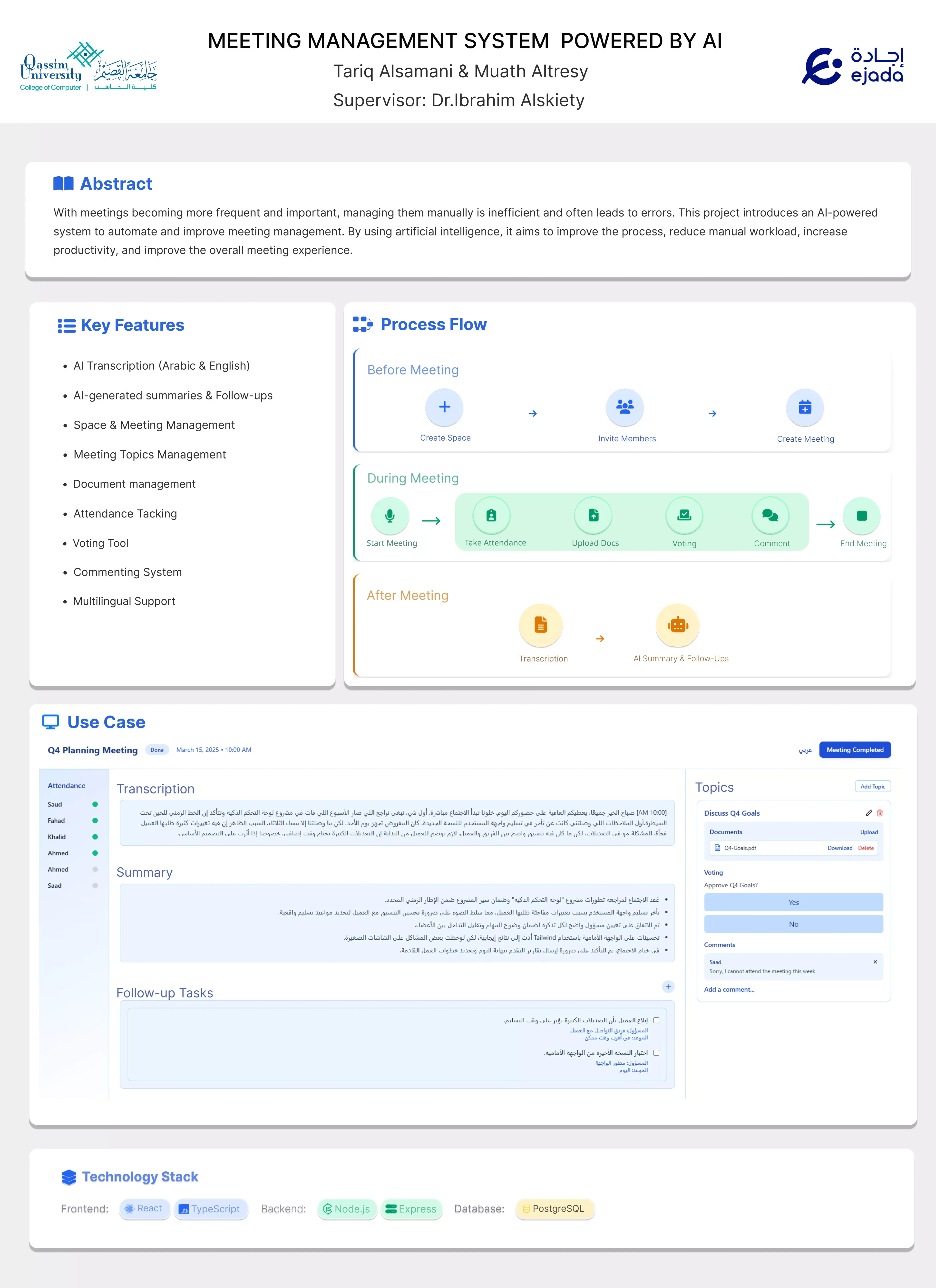 MEETING MANAGEMENT SYSTEM POWERED BY AI